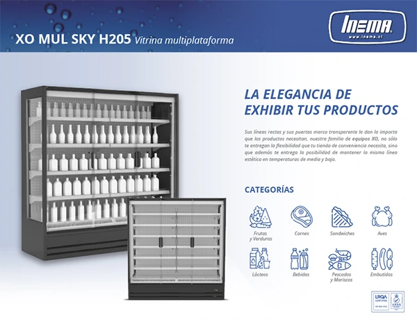 Exhibidor de productos X0 MUL SKY